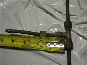 (image for) Antique 1920s cast iron Johnson outboard water tube