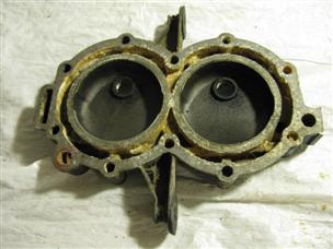 (image for) cylinder head Antique green Johnson model QD-14 10 hp outboard