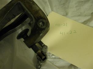 (image for) Antique Johnson outboard transom clamp 41-21 41-22