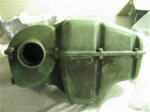 (image for) intake silencer green 1950s Johnson RD 25 outboard 30