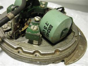 (image for) ignition 1950s green Johnson QD-14 outboard 10 hp