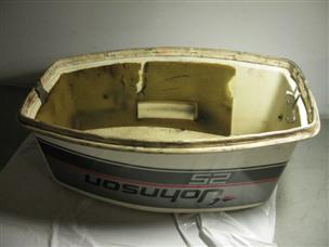 (image for) 1980s 1990s Johnson 25 hp outboard hood cowl outboard