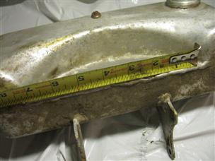 (image for) Antique 1920s cast iron Johnson outboard gas tank aluminum