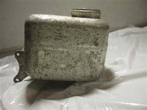 (image for) Antique 1920s cast iron Johnson outboard gas tank aluminum