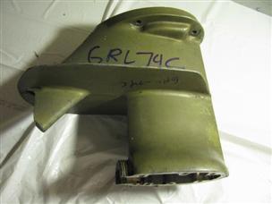 (image for) lower unit housing Green Johnson 6 hp 6RL74C outboard