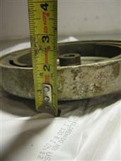 (image for) Antique 1920s cast iron Johnson outboard flywheel