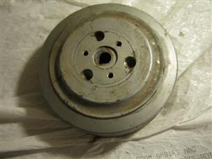 (image for) 300498 flywheel 1940s antique Sportsman 4412 outboard silver