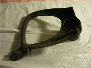 (image for) 200676 bracket 1940s antique Sportsman 4412 outboard silver