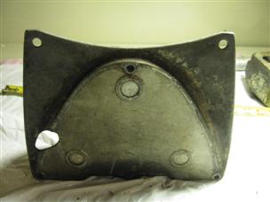 (image for) 1930s 1940s Fins wings casting housing Antique 3.3 hp Evinrude outboard elto