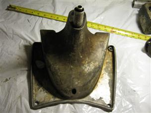 (image for) 1930s 1940s Fins wings casting housing Antique 3.3 hp Evinrude outboard elto