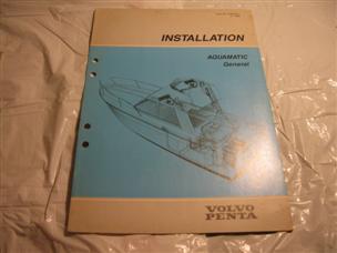 (image for) Volvo Penta Aquamatic Installation handbook service manual special tools 