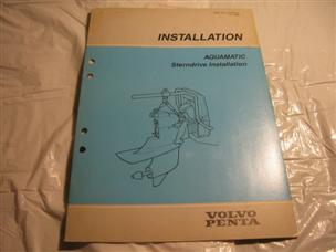 (image for) Volvo Penta Aquamatic Installation handbook service manual special tools 