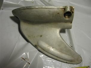 (image for) Shark fin lower unit skeg Antique 1920s cast iron Evinrude Sportwin outboard A1M