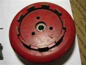 (image for) 1960s flywheel white Mercury 110 9.8 hp outboard