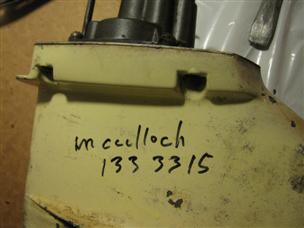 (image for) lower unit Mcculloch 1333315 7.5 hp outboard motor model 133-3315