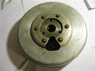 (image for) flywheel 1930s 1940sAntique Evinrude Sportfour elto sport four