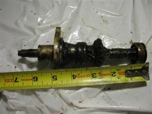 (image for) Antique 1920s cast iron Johnson outboard A1M lower unit gear shaft