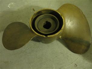 (image for) Johnson evinrude bronze brass propeller 4489