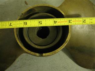 (image for) Johnson evinrude bronze brass propeller 4489