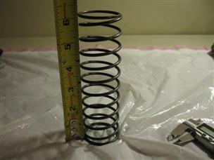 (image for) Light load 10-20 lbs 6" inch 1.8" OD 1.5/8 ID industrial Spring ground flat