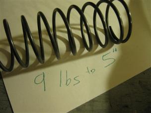 (image for) Light load 10-20 lbs 6" inch 1.8" OD 1.5/8 ID industrial Spring ground flat