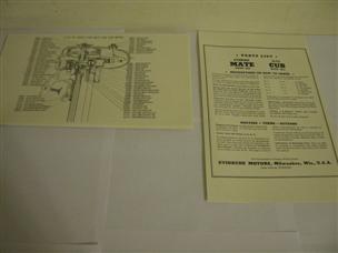 (image for) Evinrude Mate 4263 + Elto Cub 4264 Parts list + Operating instructions