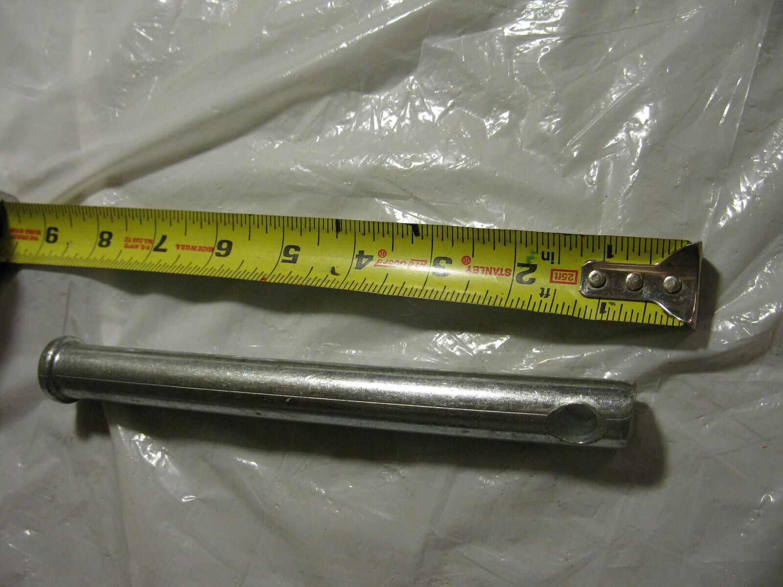 (image for) 3/4 zinc Steel shoulder pin 6 1/4 grip length - Click Image to Close