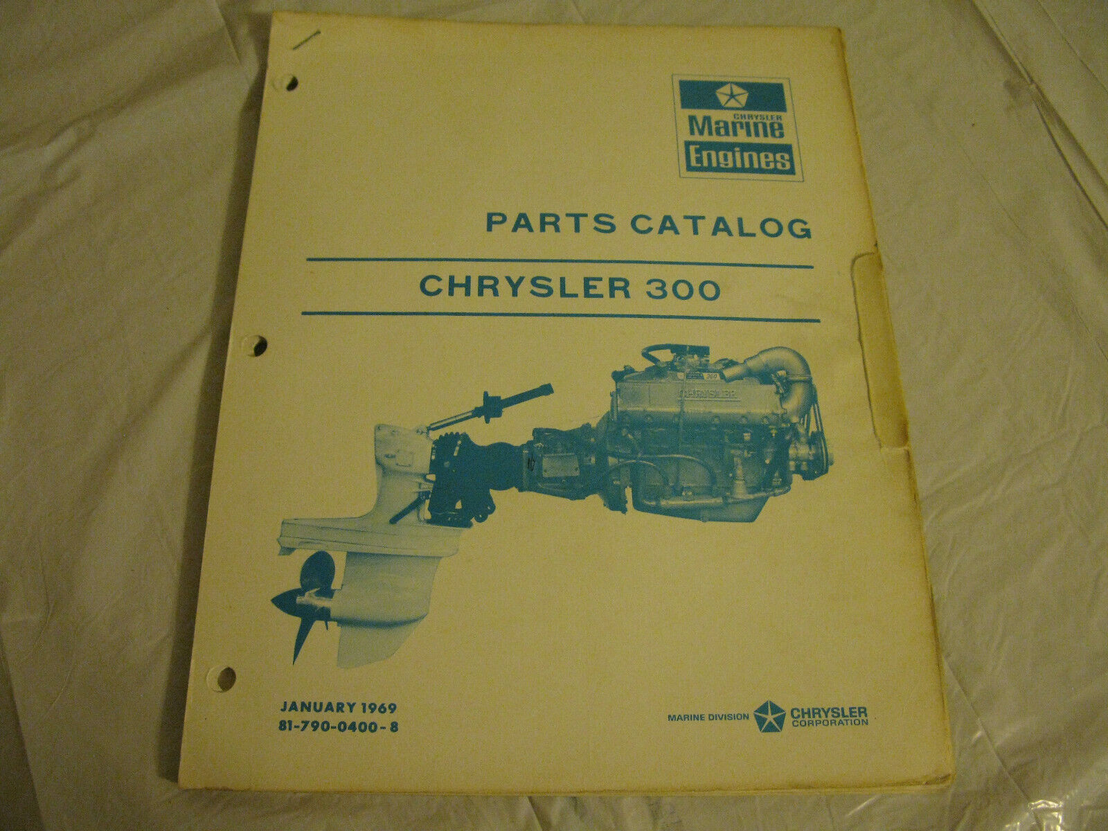 (image for) 1969 chrysler 300 stern drive parts catalog - Click Image to Close