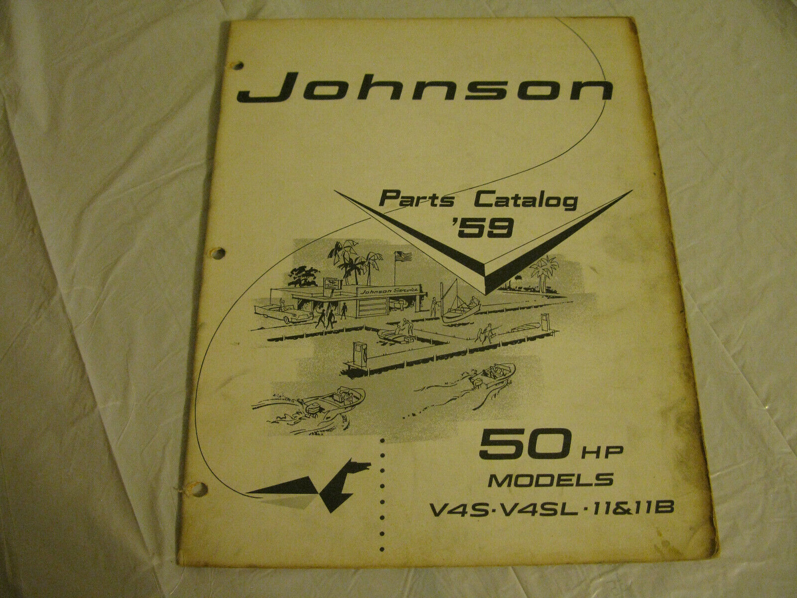 (image for) johnson motors 1959 v4s11 v4sl11b parts catalog - Click Image to Close