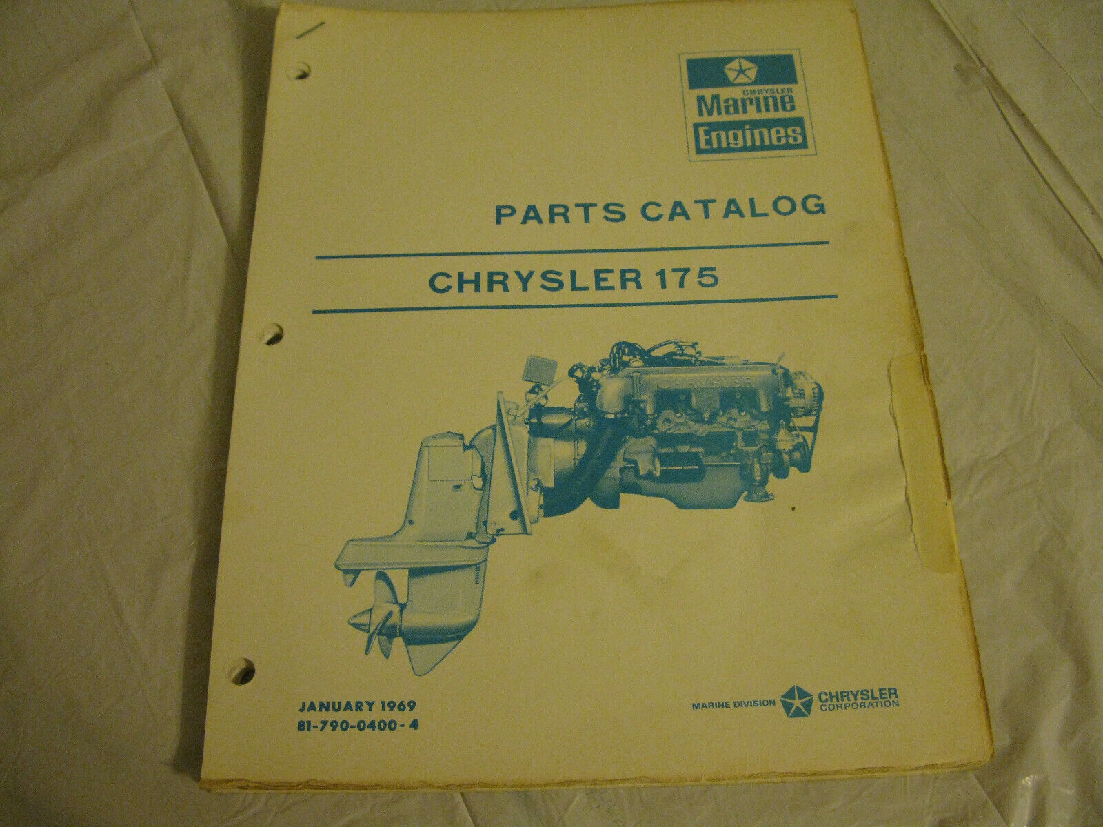 (image for) 1969 chrysler 175 stern drive parts catalog - Click Image to Close