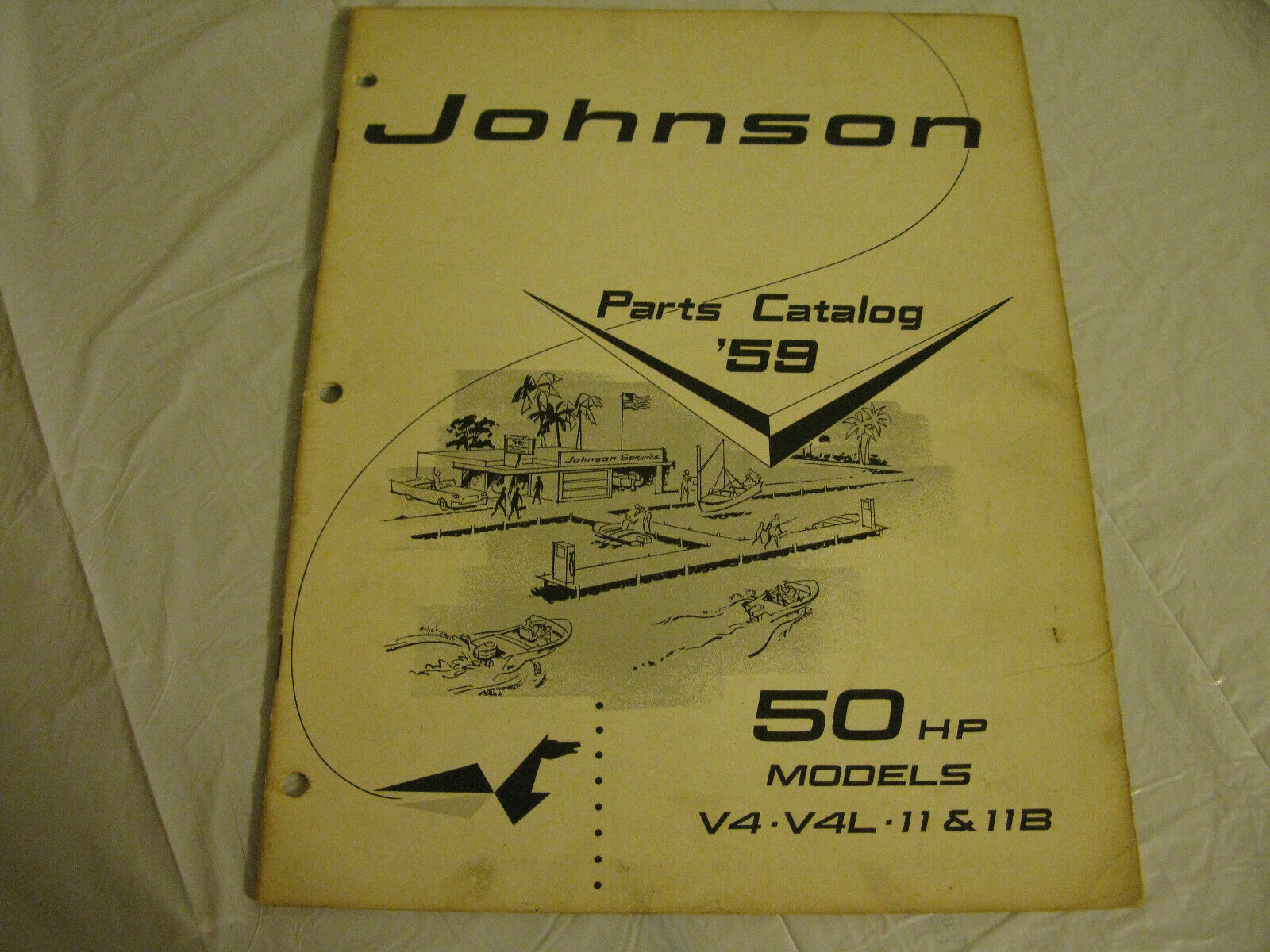 (image for) johnson motors 1959 50 hp parts catalog - Click Image to Close