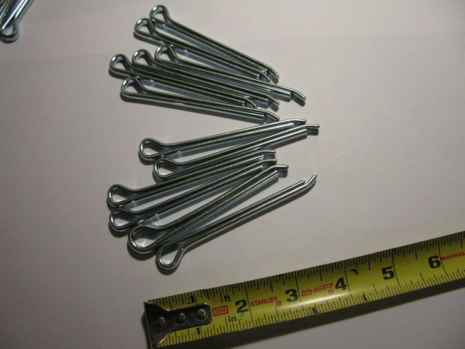 (image for) lot of 12 steel cotter pins pin .228 - Click Image to Close