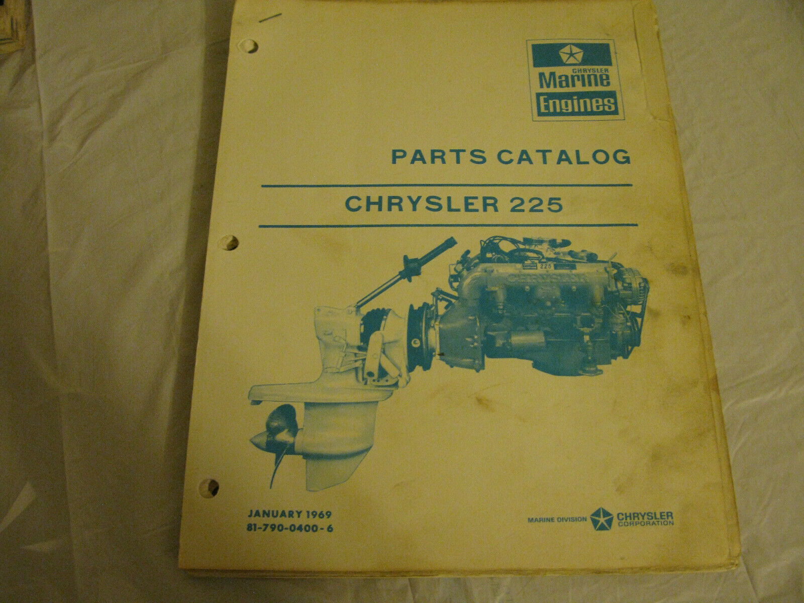 (image for) 1969 chrysler 225 stern drive parts catalog - Click Image to Close