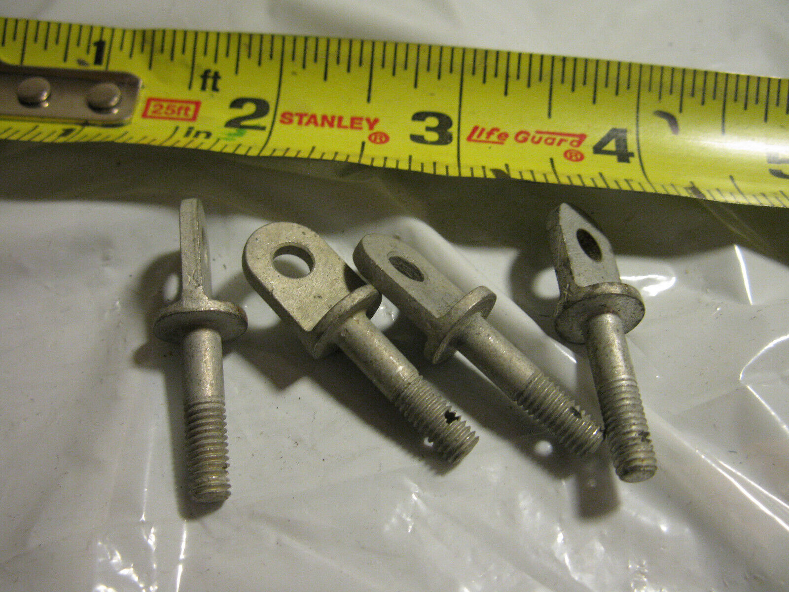 (image for) drilled Aircraft tie down anchor steel 3/16-32 10-32 AN3 bolt stud - Click Image to Close