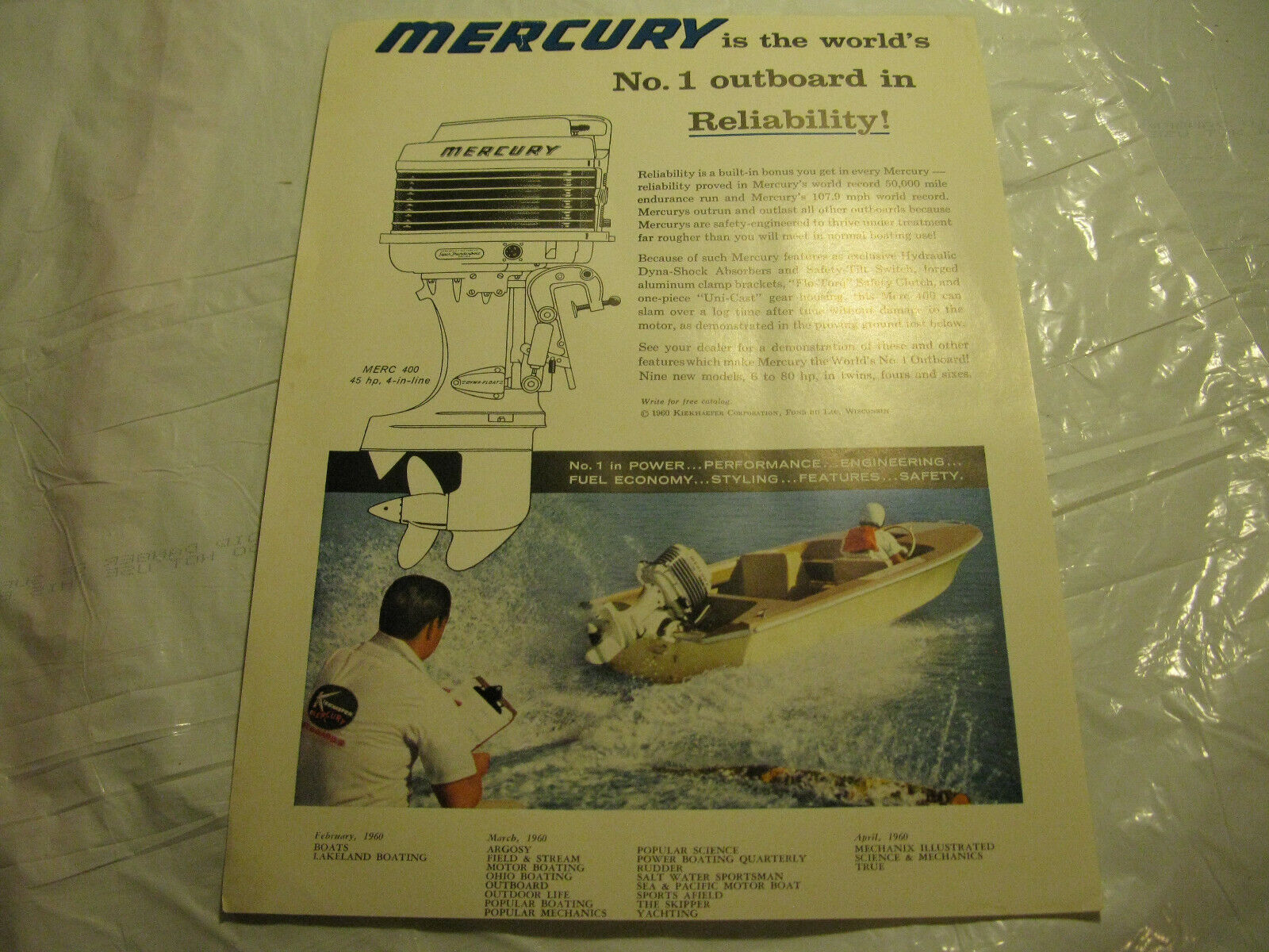 (image for)  1960 Mercurys is the NO. 1 outboard in reliability - Click Image to Close