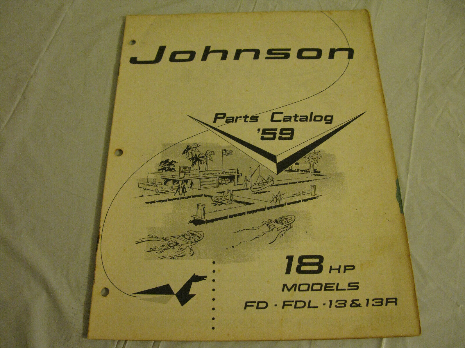 (image for) 1959 johnson 18 hp outboard motor parts catalog - Click Image to Close