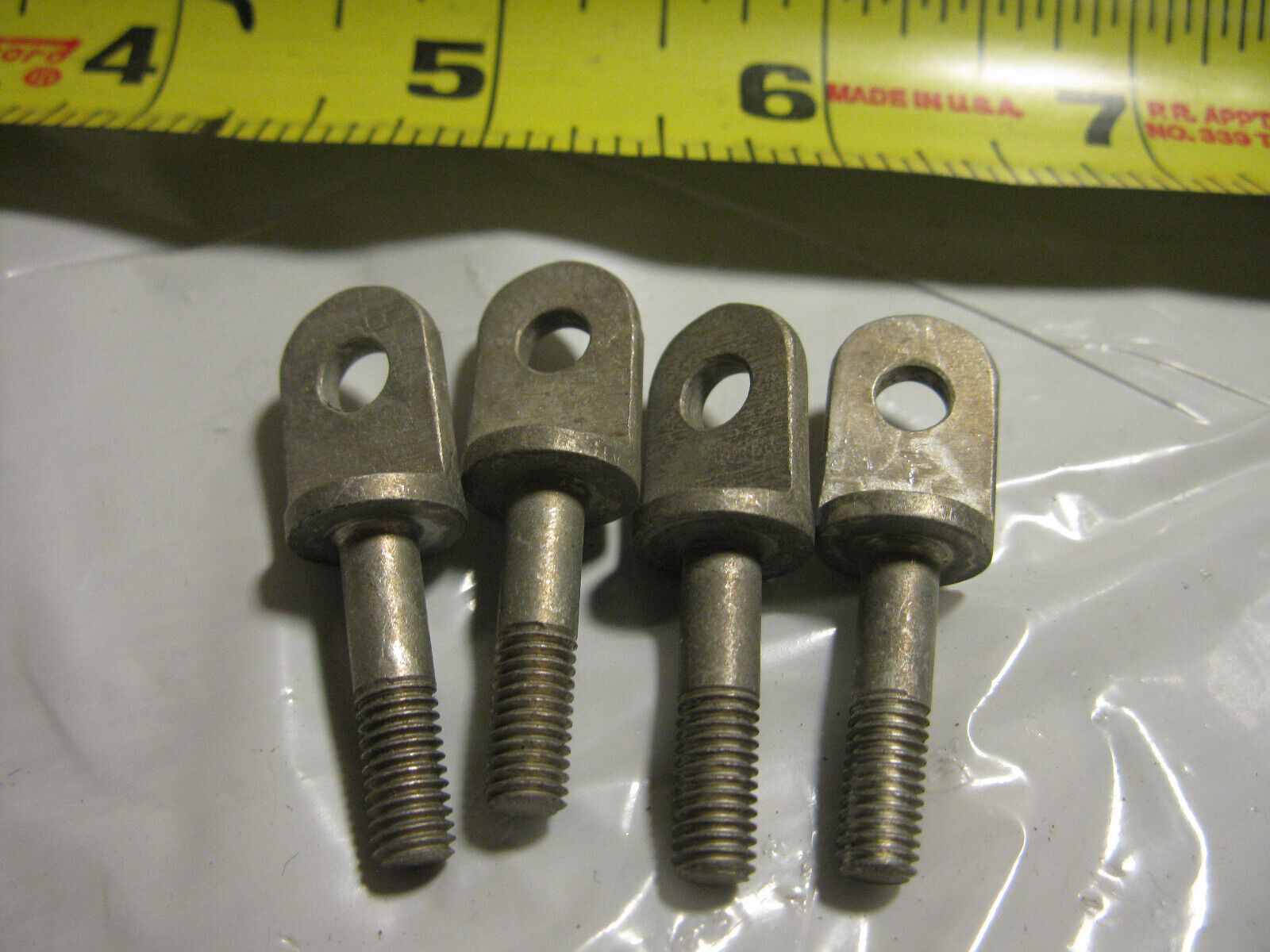 (image for) Aircraft tie down anchor steel 3/16-32 10-32 AN3 bolt stud - Click Image to Close