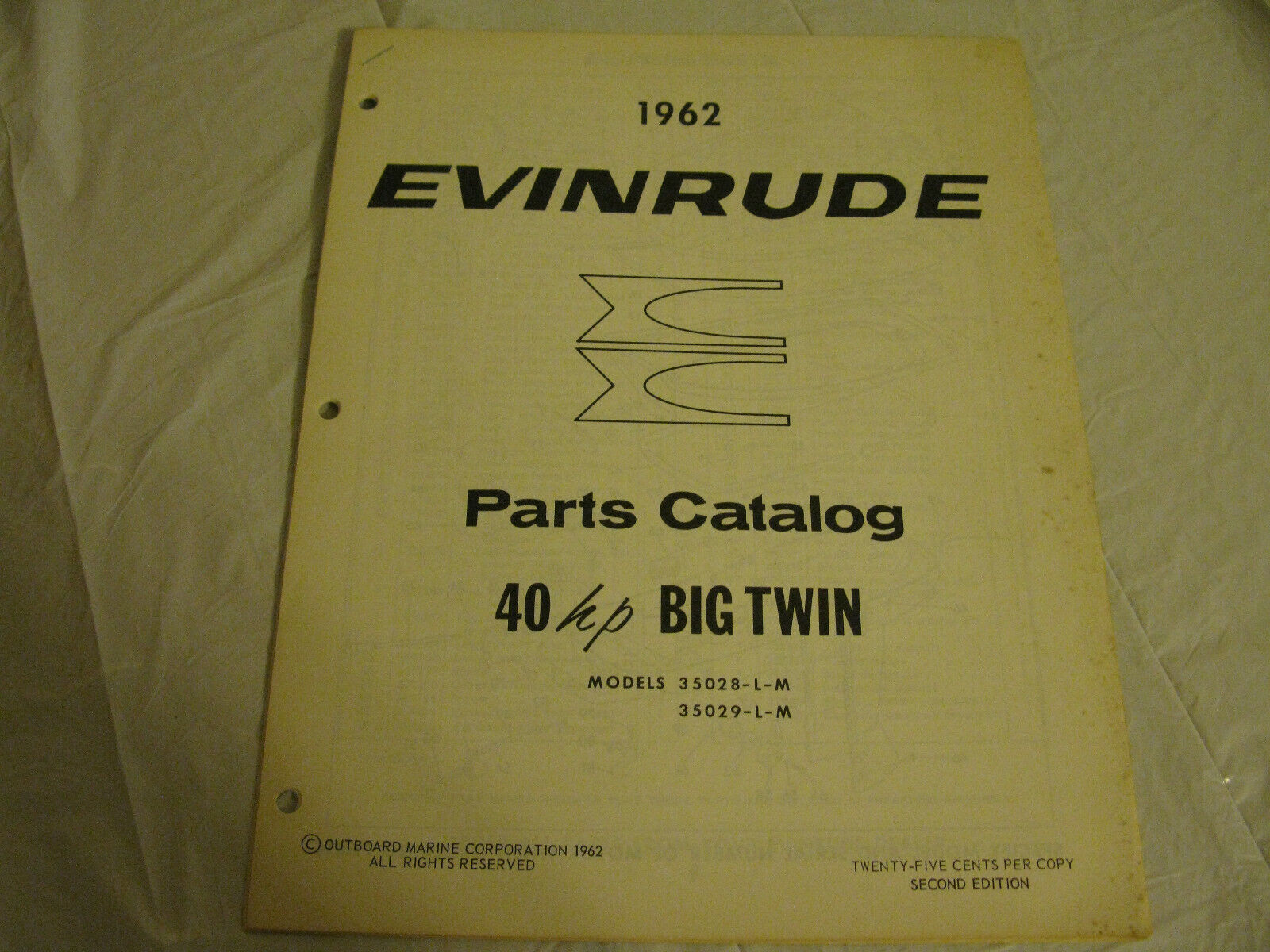 (image for) evinrude 35028 35029 parts catalog - Click Image to Close