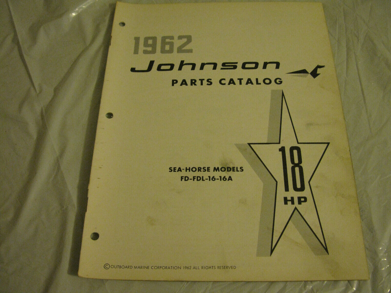 (image for) 1962 johnson 18 hp outboard parts catalog - Click Image to Close