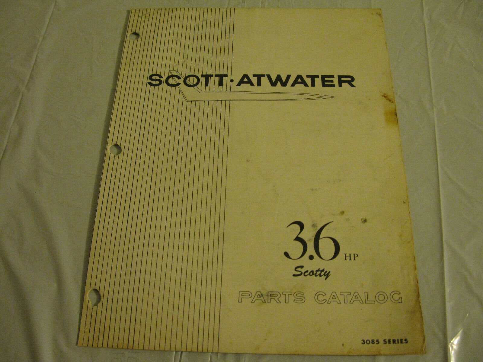 (image for) scott attwater scotty 3085 1960 3.6 hp outboard parts catalog - Click Image to Close