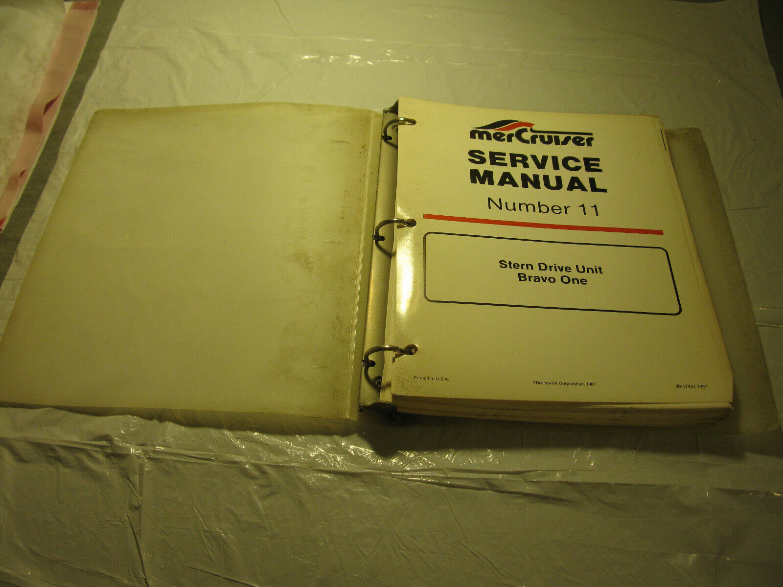 (image for) 1987 90-17431 Mercruiser number 11 Stern drive unit service manual - Click Image to Close