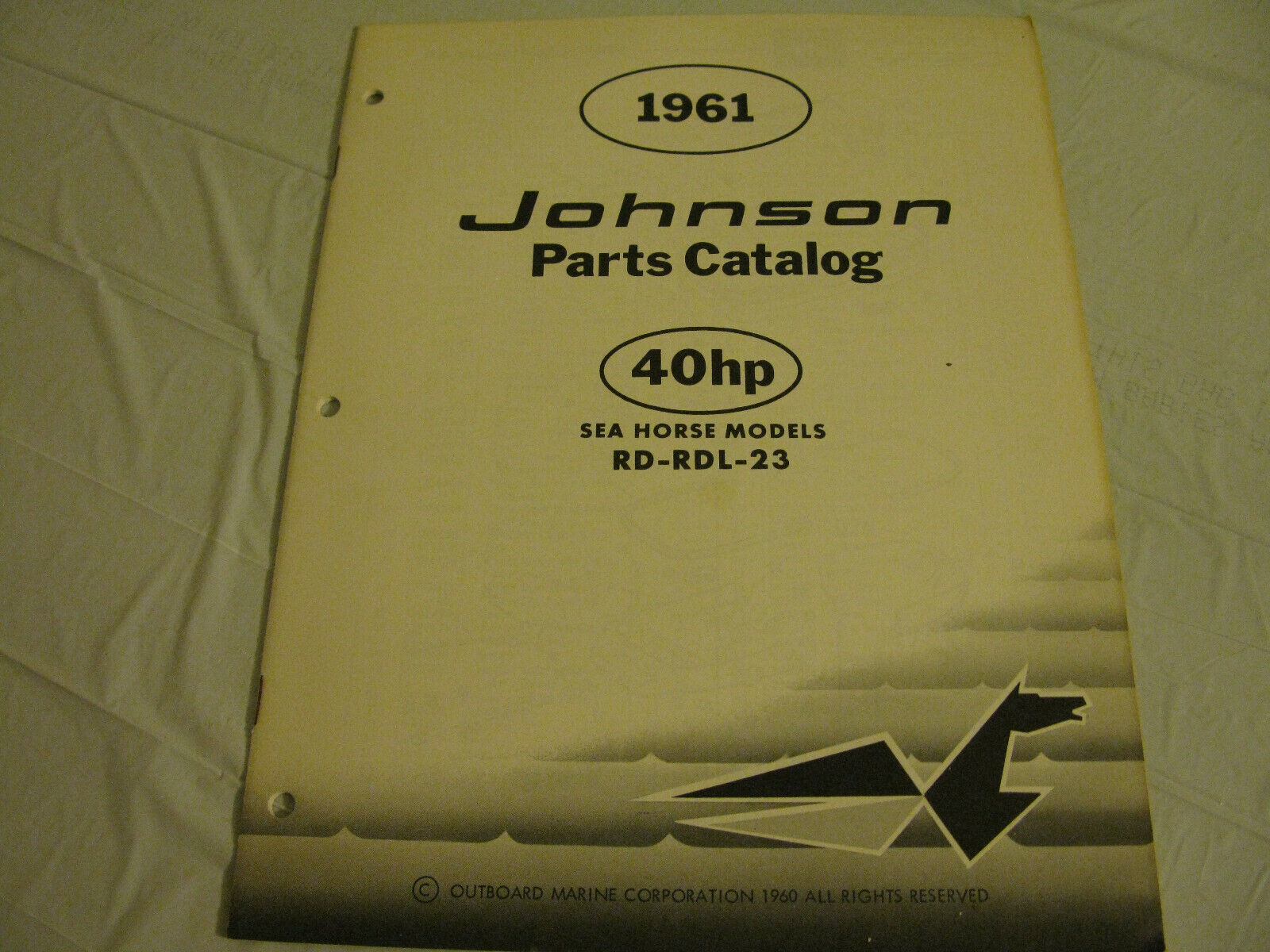 (image for) 1961 Johnson RD-23 parts catalog - Click Image to Close