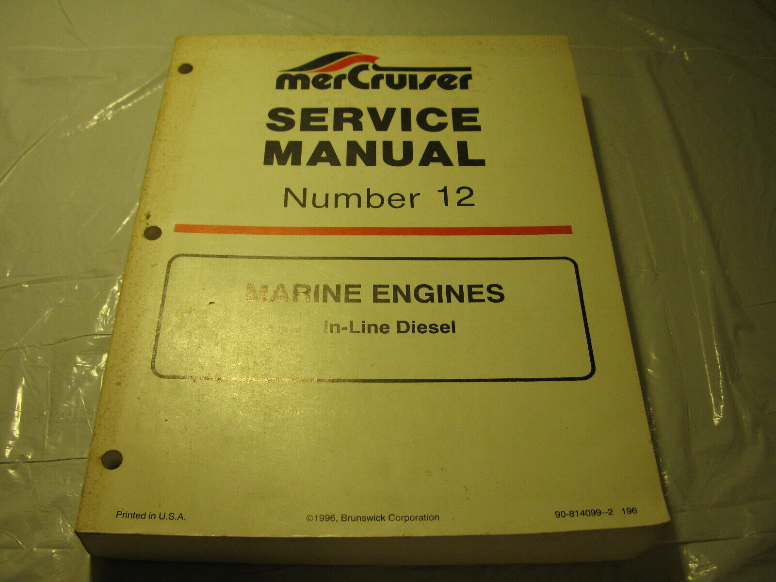 (image for) 1996 diesel Mercruiser number 12 service manual - Click Image to Close