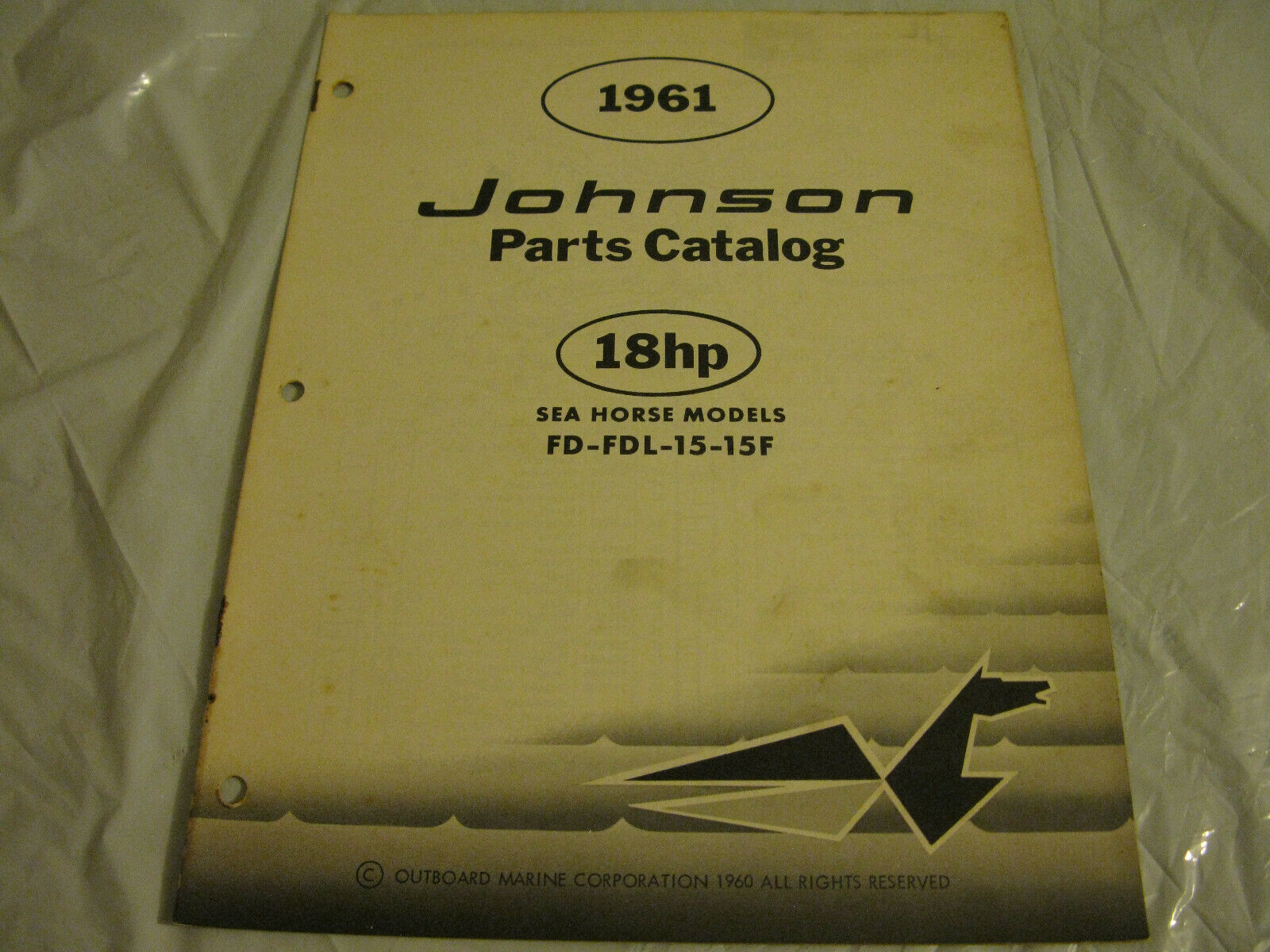 (image for) 1961 johnson 18 hp outboard parts catalog - Click Image to Close