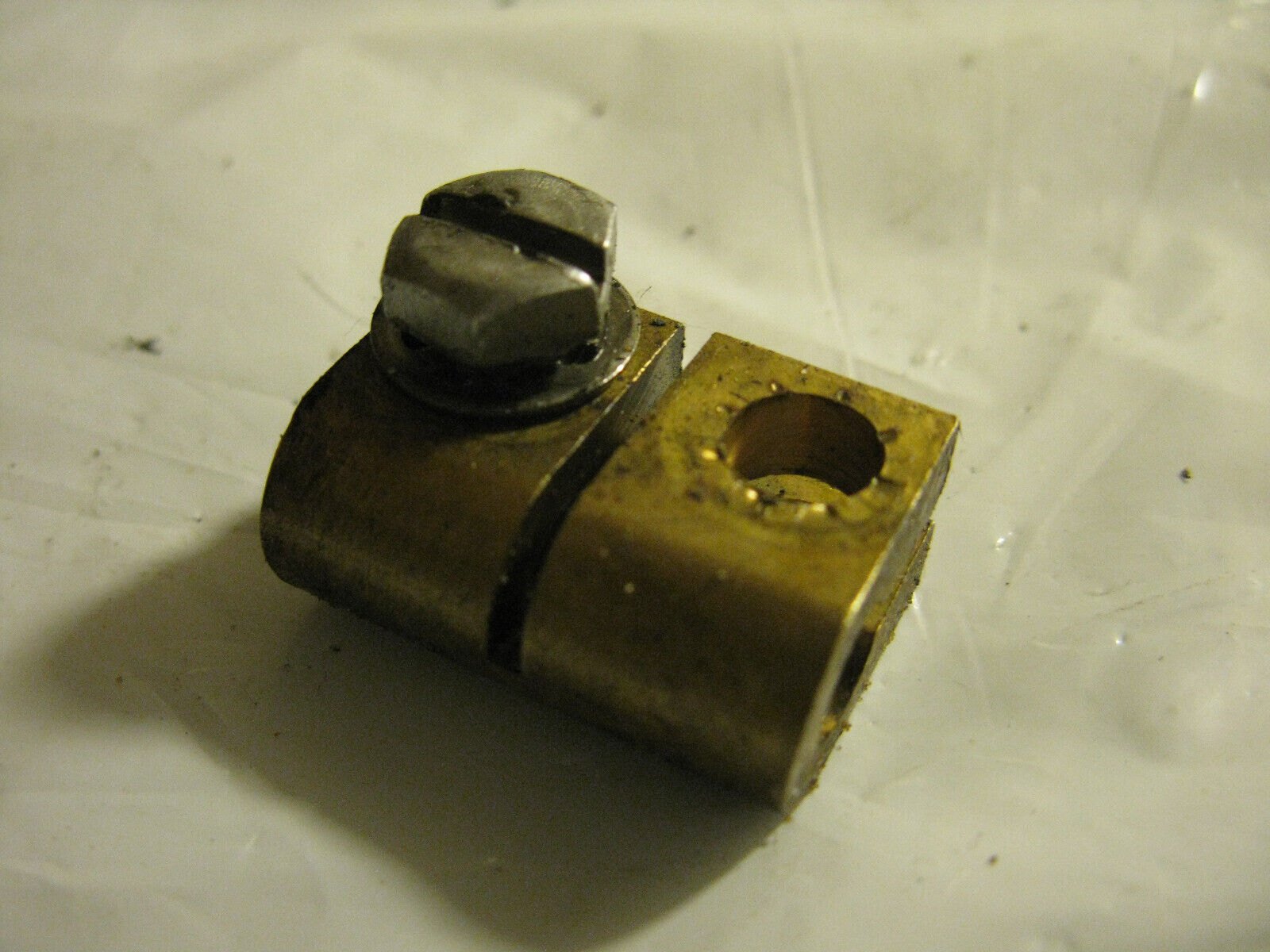 (image for) brass shift connector Johnson 35 RDS-21B outboard - Click Image to Close