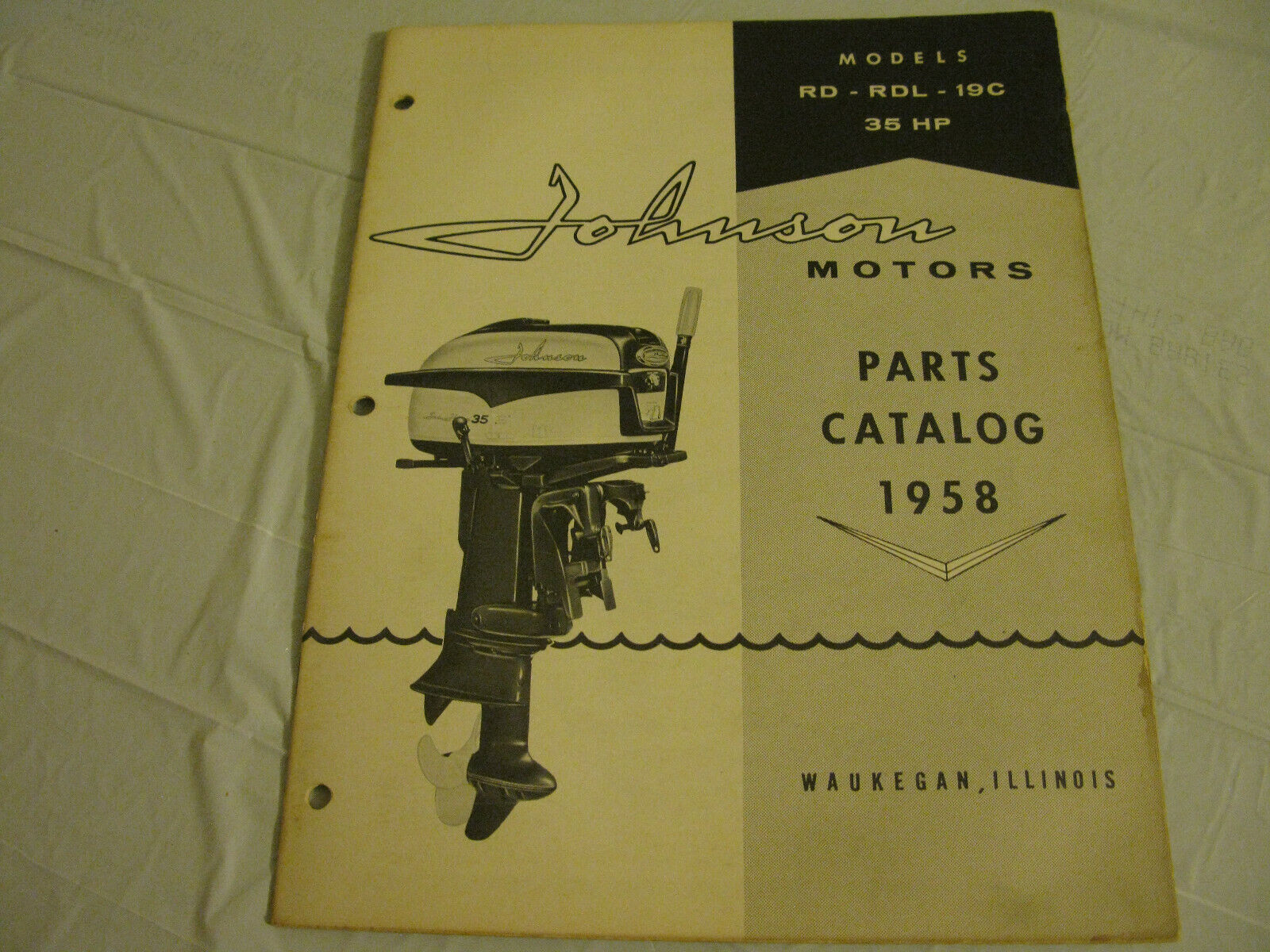 (image for) 1958 Johnson RD-19 parts catalog - Click Image to Close