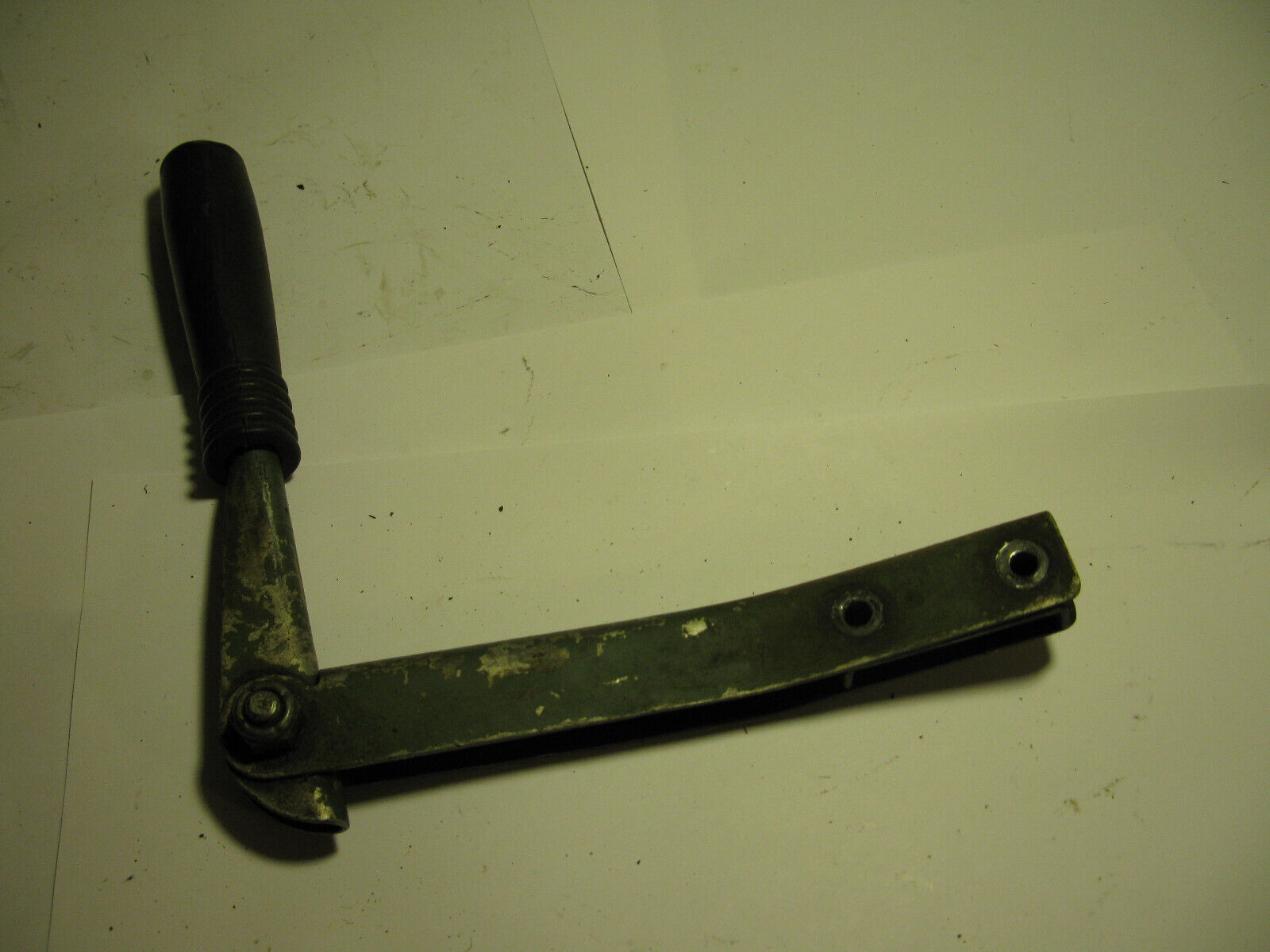 (image for) antique green Elgin tiller handle outboard - Click Image to Close