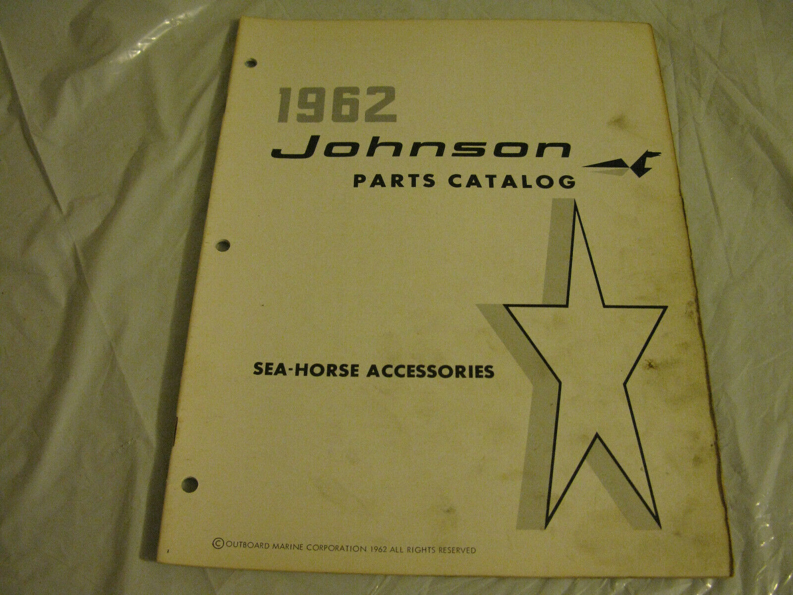 (image for) 1962 johnson accessories outboard parts catalog - Click Image to Close