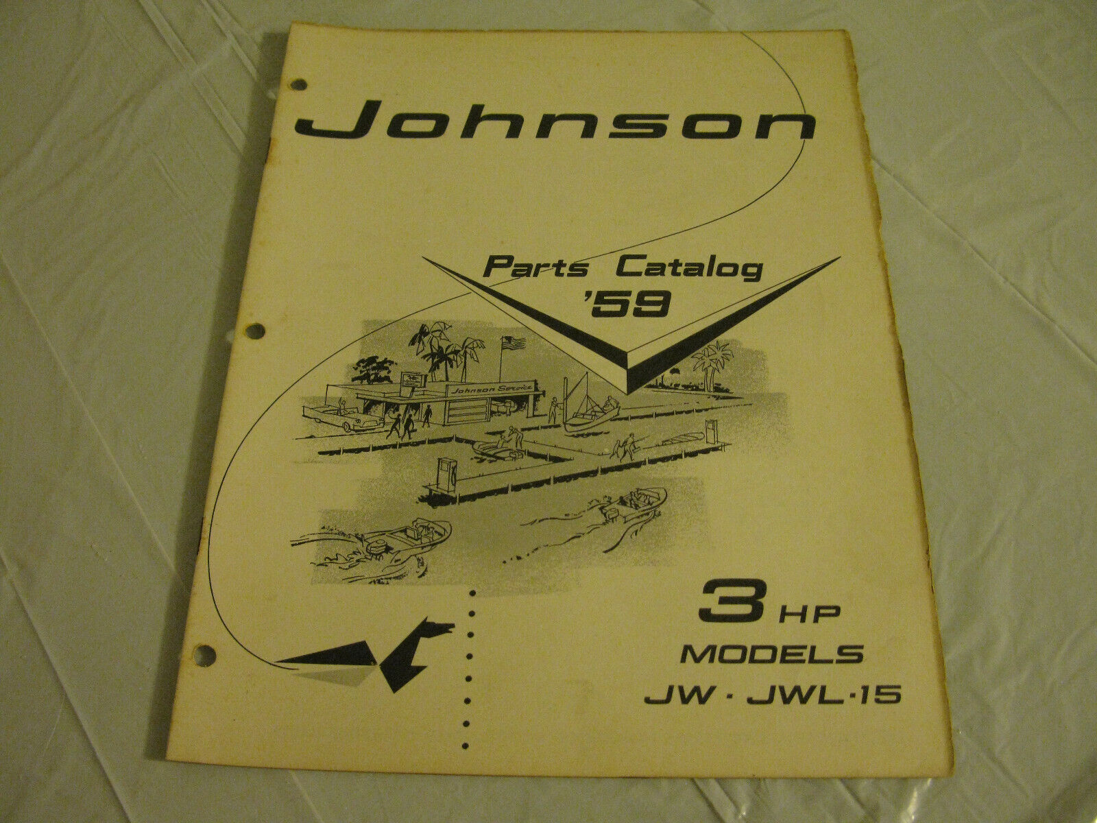 (image for) 1959 johnson seahorse outboard parts catalog - Click Image to Close