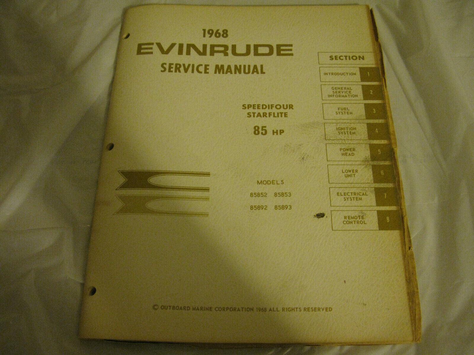 (image for) 1968 evinrude 85 hp service manual - Click Image to Close